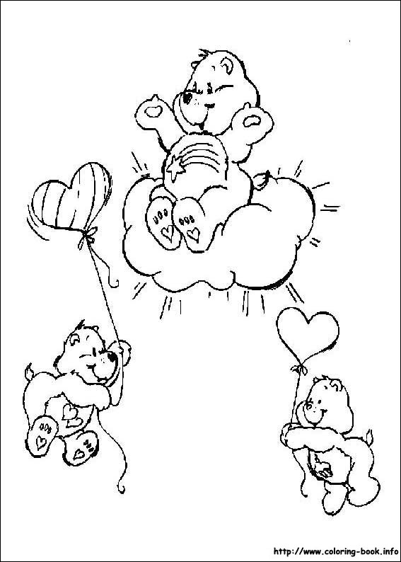 The Care Bears coloring picture